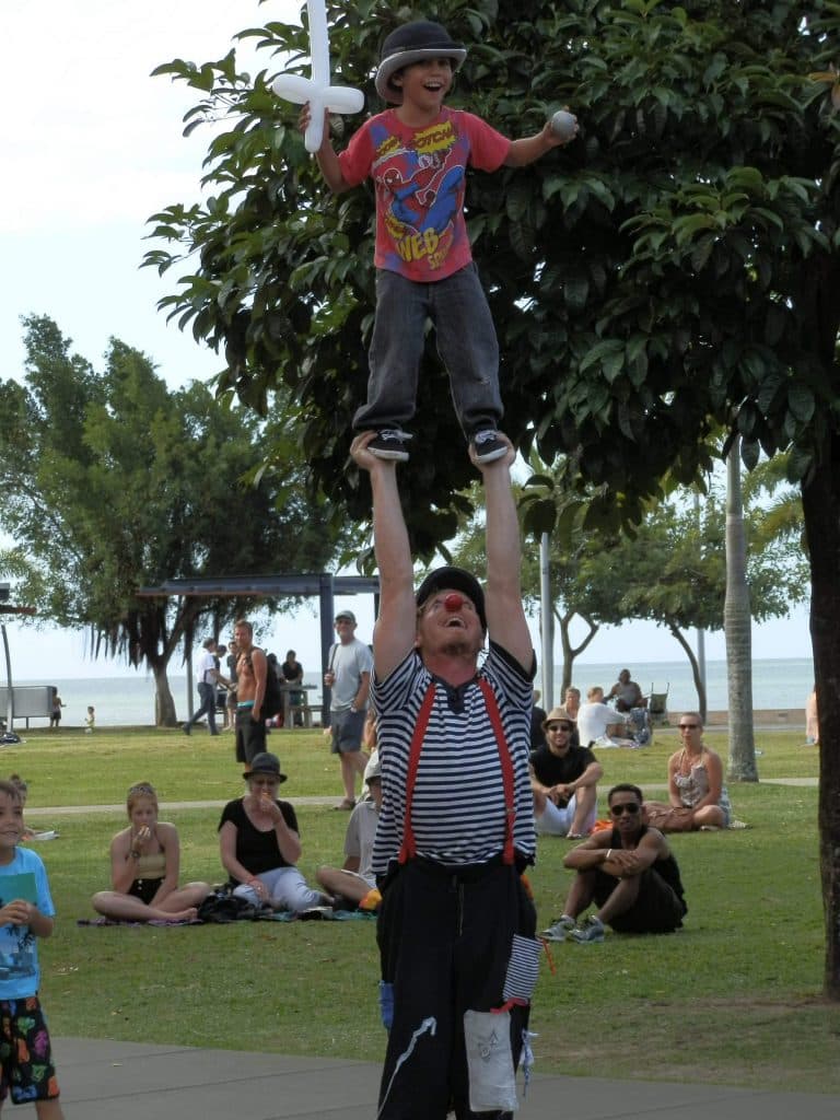 Cairns Buskers Festival on the Esplanade