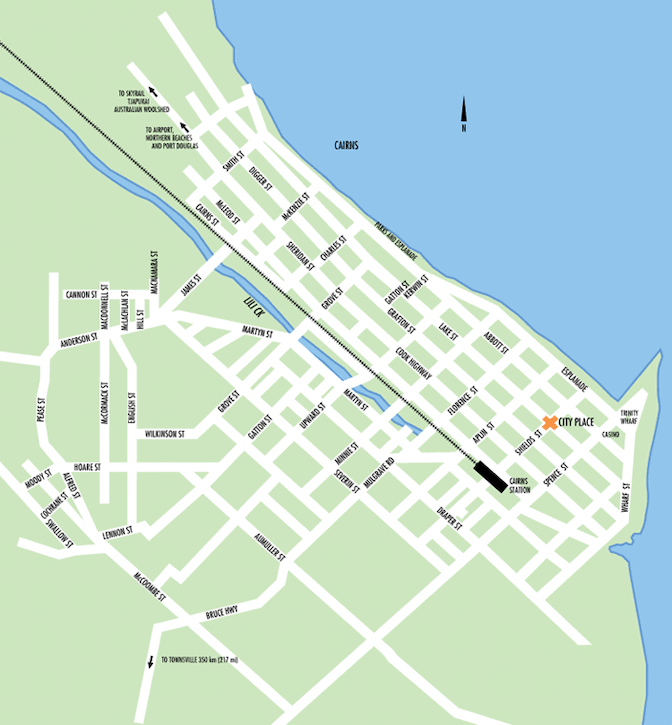 central cairns map