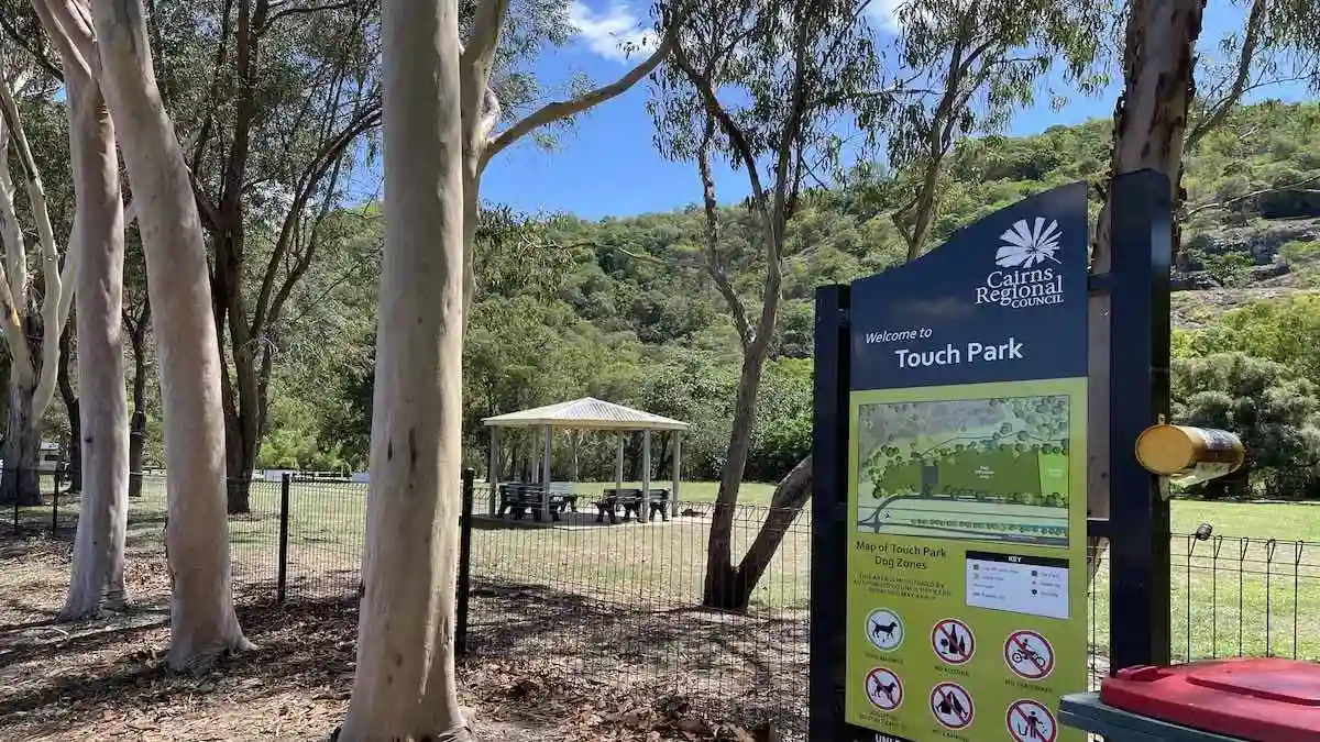 Touch Park sign