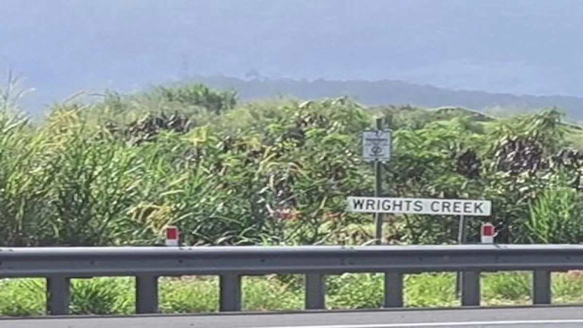 Wrights Creek Sign
