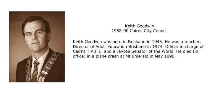 Cairns Mayor Keith Goodwin